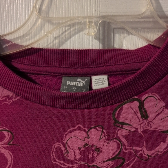 Women's Floral Sweatshirt - Picture 2 of 4
